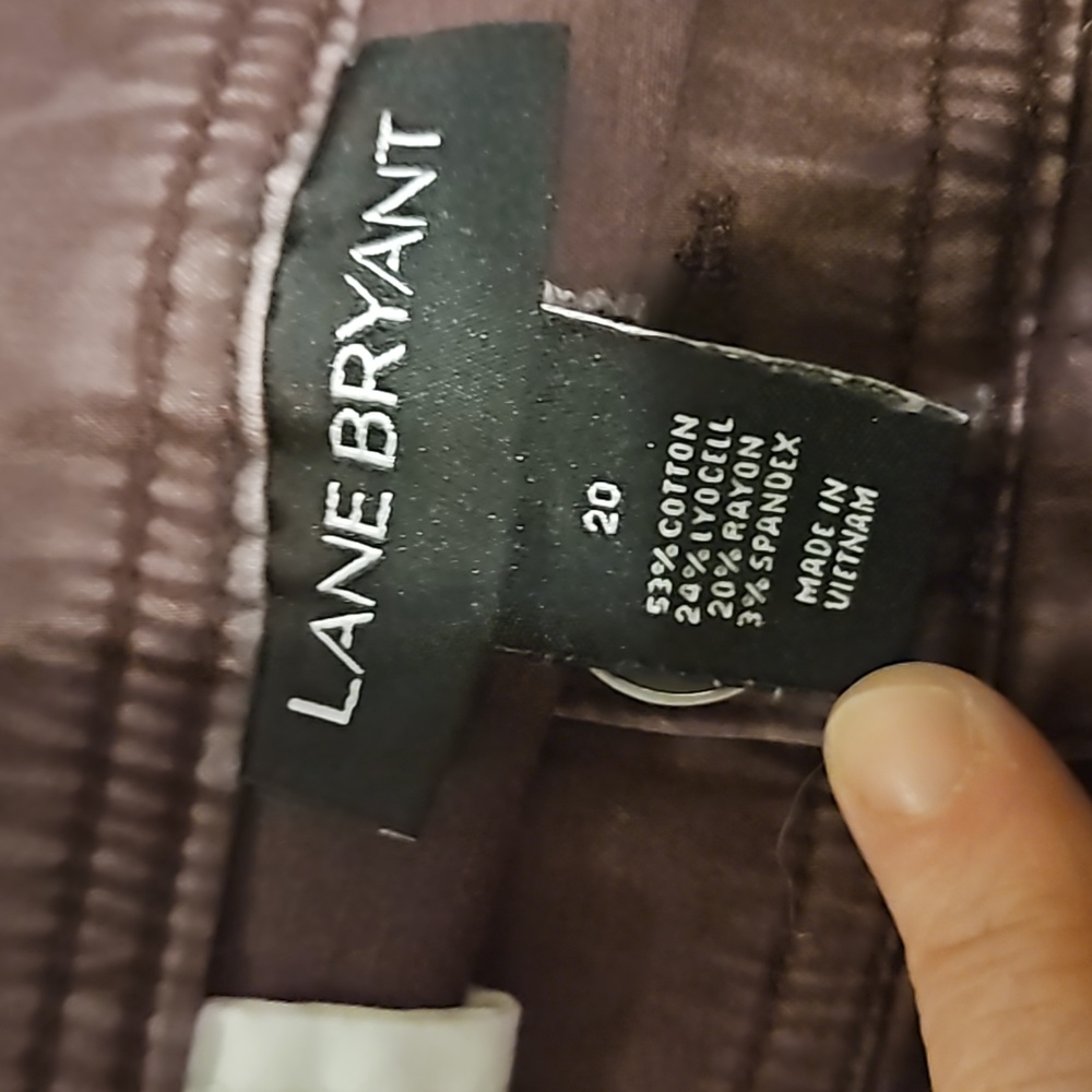 Women's size 20 jeans.  Soft and stretchy, 2 front pockets, mild tampered leg.